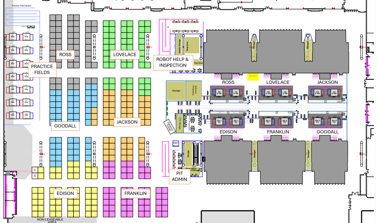 FIRST Tech Challenge Floor Plan 